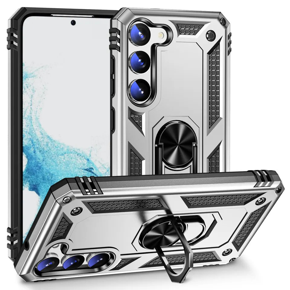 Coque hybride à anneau pour Samsung Galaxy S24 Plus / S25 Plus Coque hybride à anneau pour Samsung Galaxy S24 Plus / S25 Plus